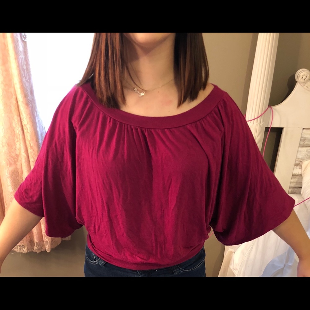 Super cute plum color blouse